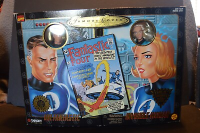 #ad Marvel Comics Famous Cover Series Fantasic Four Mr. Fantastic Invisible Woman $35.00
