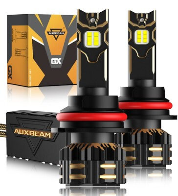 #ad AUXBEAM 9007 HB5 LED Headlight Conversion Kit Hi Lo Beam CANBUS Car Pickup Bulbs $89.99