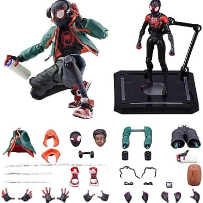 #ad SV Action Miles Morales 5.1in SpiderMan Verse Collectible Figure Marvel Universe $29.99