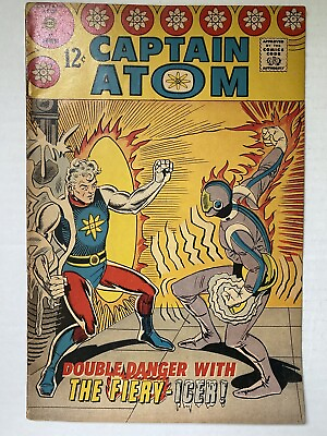 #ad CAPTAIN ATOM #87 The Menace of the Fiery Icer 1967 Steve Ditko Cover COMICS $18.00