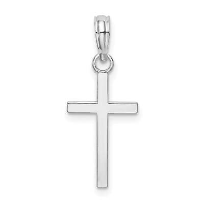 #ad Sterling Silver Polished Cross $26.98