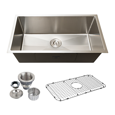 #ad #ad 12 Inch Deep 30 Inch Wide 18 Gauge Undermount or Topmount laundry utility sink $319.99