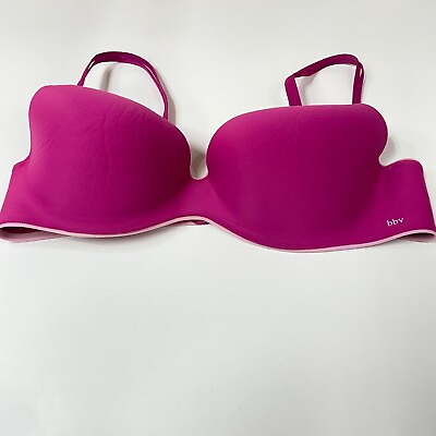 #ad Body By Victorias Secret 36C Lined Demi Bra Solid Pink Secret Embrace #0747 $17.97