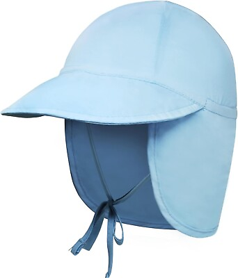 #ad Brook Bay Kids Beach Pool Sun Bucket Hat UPF 50 UV Protection Baby 6 18 m Blue $10.92