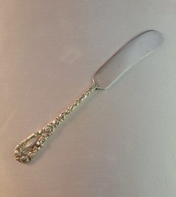 #ad Chrysanthemum by Durgin All Sterling Butter Spreader s Mono#x27;d $49.99