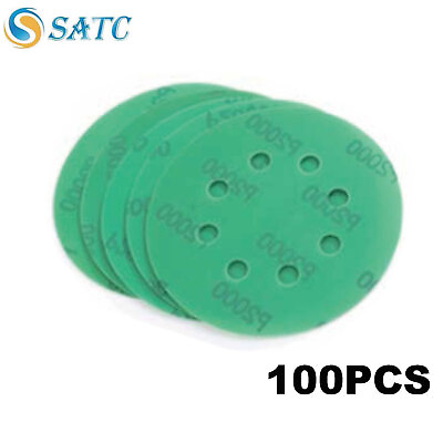 #ad 5inch100PCS Wet Dry Sanding Disc Hook Loop Sandpaper 600 Grit Orbital Sander Pad $27.29