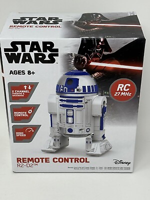 #ad Disney Star Wars R2 D2 Remote Control Action Figure RC 27 MHZ NEW $17.99