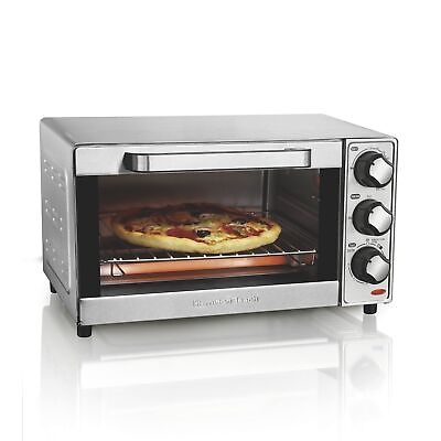 #ad Hamilton Beach Countertop Toaster Oven amp; Pizza Maker Stainless Steel 31401 $52.84