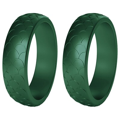 #ad 5.7mm Popular for Women Silicone Cool Rings Silicone Wedding Ring8140 $7.07