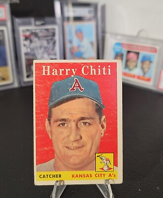 #ad 1958 Topps Baseball #119 Harry Chiti Kansas City A#x27;s VG $4.99