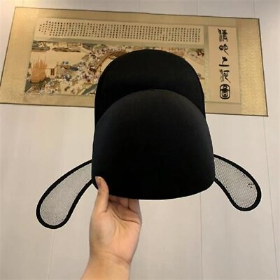#ad Chinese Traditional Ancient Hanfu Hat Adult Black Men Song Dynasty Cosplay Prop $23.99