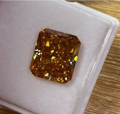 #ad AAA 1 CT Natural Diamond Radiant Yellow Color Cut D Grade VVS1 1 Free Gift $40.00