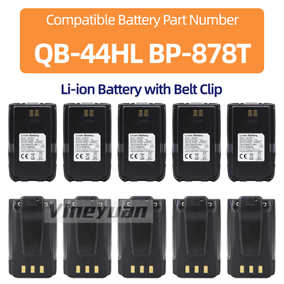 #ad 10PC 3250mAh QB 44HL BP 878T Li ion Battery for Anytone AT D878UV Plus D868UV $250.00