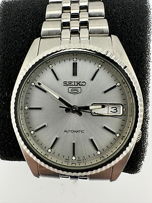 #ad Seiko 5 Sports Silver Unisex Automatic Stainless Steel Watch 7S26 3110 $249.00