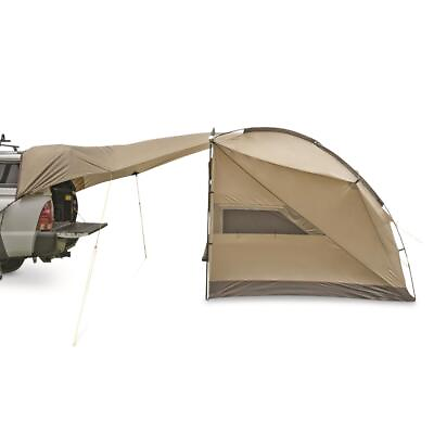 #ad New Slumberjack Slumber Shack 4 Tent w Tarp For 4 People 3 Seasons Beige Brown $380.95