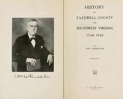 #ad 1920 TAZEWELL County Virginia VA History amp; Genealogy Family Tree DVD CD B49 $7.99