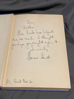 #ad Horace Heidt To Arthur Pryor Inscribed Signed Book Big Band Sousa Rare $105.00