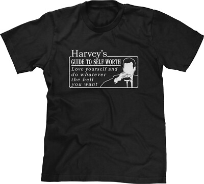 #ad Harveys Guide Self Worth Suits Quote TV Series Lawyer Funny Comedy Litt Mens Tee $17.95