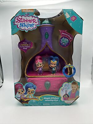 #ad #ad Shimmer and Shine Magic Wishes Jewelry Box Music News Sealed Nickelodeon Jr $22.00