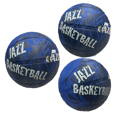 NBA Utah Jazz Spalding New Blue Arena Exclusive Basketball for Outdoors Mini $13.25