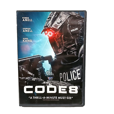 #ad New CODE 8 DVD a Superpowered Crime Spree 2019 Movie Stars of Arrow amp; Upload $14.99