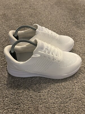 #ad Kizik Lima Hands Free Womens 8.5 X Wide Comfort Sneakers Shoes Creme White $100.00