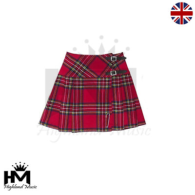 #ad Scottish Mini Ladies Skirt Royal Stewart Tartan With Women Mini Skirt Kilt HM GBP 14.85