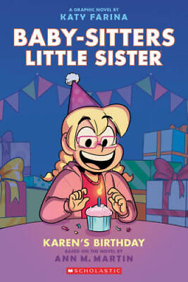 #ad Karens Birthday: A Graphic Novel Baby sitters Little Sister 6 Baby S GOOD $7.60