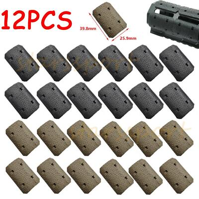 #ad M Lok Rail Cover Low Profile SNAP IN Slot Covers for MLOK System Black Tan $9.99
