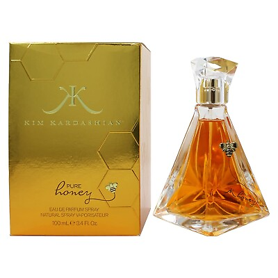 #ad Pure Honey by Kim Kardashian perfume for women EDP 3.3 3.4 oz New in Box $18.96