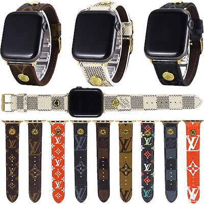 #ad For Series 8 7 6 5 4 3 2 38 40 41 42 44 45mm Leather Silicone Apple Watch Band $18.98