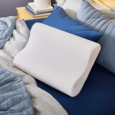 #ad Sleep Innovations Memory Foam Contour Pillow Standard Size Head Neck $49.97