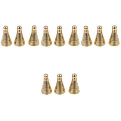 #ad 12 Pcs Brass Tower Incense Mold Cone Maker Stick House Accessories Home $13.52