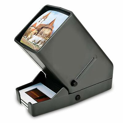 #ad 35mm Slide Viewer 3X Magnification and Desk Top LED Lighted Illuminated Viewing $29.99