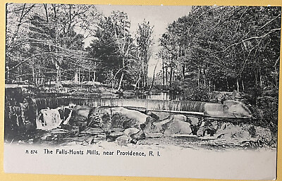 #ad #ad Providence Hunt Mills Falls Rhode Island Vintage Postcard c1900 $11.95