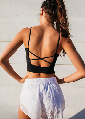 #ad Free People Movement Strappy Back Tighten Up Tank Multi Colors $30 FF 043 $23.80