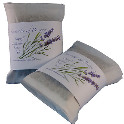 #ad Lavender of Provence organic French Lavender dryer toss package of 3 reusable $8.99