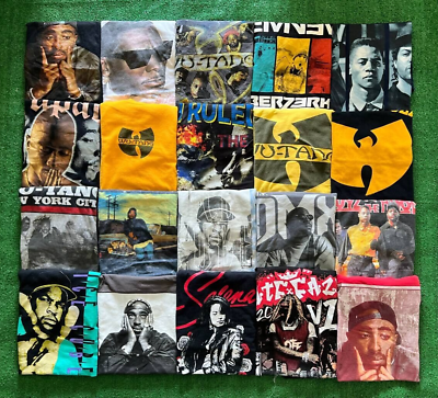 #ad Vintage Style Music Rap 2pac Eminem Wutang Reseller Lot Of 20 Mix SZS Retro $112.79