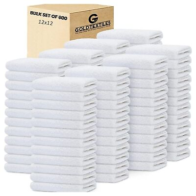 #ad Wash Cloth Towel Set 12x12 Cotton Blend Bulk Pack 12244860120480600 Towels $31.99