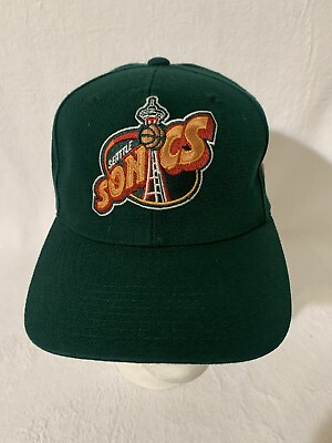 #ad Vintage NBA Seattle SuperSonics Logo Sports Specialties Wool Blend Snapback Hat $149.99