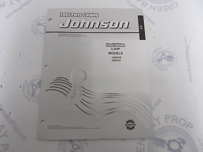 #ad 5005331 OMC BRP Johnson 3.5 HP Outboard Parts Catalog 2003 $24.30