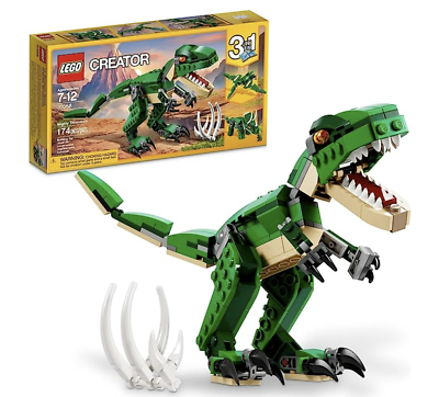 #ad LEGO Creator 3 in 1 Mighty Dinosaur Toy Transforms 7 12 Year Old Boys amp; Girls $23.99