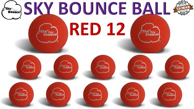 2quot; Rubber Hand Balls quot;REDquot; SKY BOUNCE 12 Balls TAIWAN $22.95