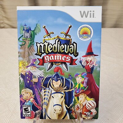 #ad Medieval Games Nintendo Wii works w Wii U Complete w Manual and box $7.50