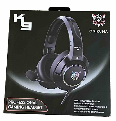 #ad Onikuma Professional Gaming Headset 50MM Directional Drivers Noise X Mic🎤 $29.99
