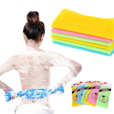 #ad Towel Bath Shower Cloth Exfoliating Nylon New Body Cleaning Scrubbing Washing $11.32