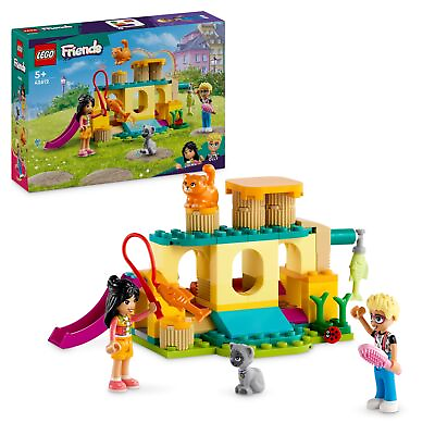 #ad LEGO Friends Cat Playground Adventure Animal Toy with Figures and Pet Accessori $20.43