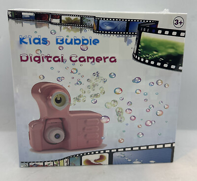 #ad Kids Bubble Digital Camera Video Photo Rechargeable Pink New Sealed $30.00