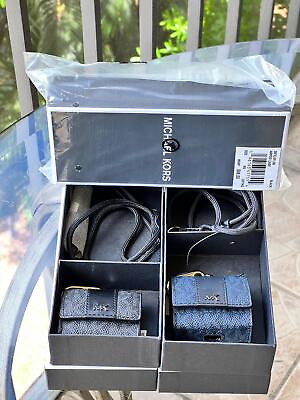 #ad Michael Kors Men Women#x27;s Airpod Case Unisex Black with Lanyard Comes With Box MK $33.50