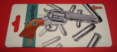 #ad Cool quot;COWBOYquot; Gun Key Revolver Full 3D Metal Mold Handgun Key Blank Schlage SC1 $9.49